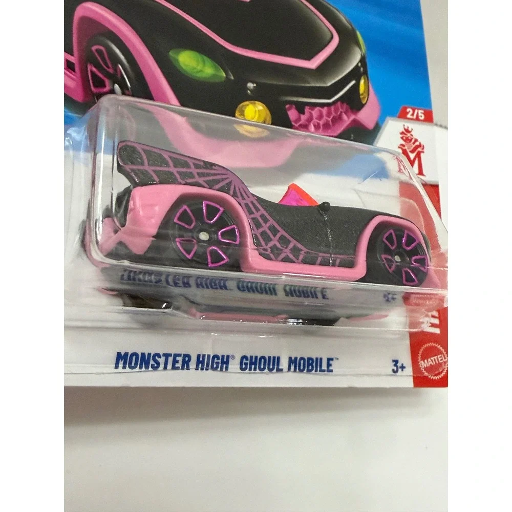 Hot Wheels Monster High Ghoul Mobile Black Pink 48/250 Mattel 2024 Diecast Car